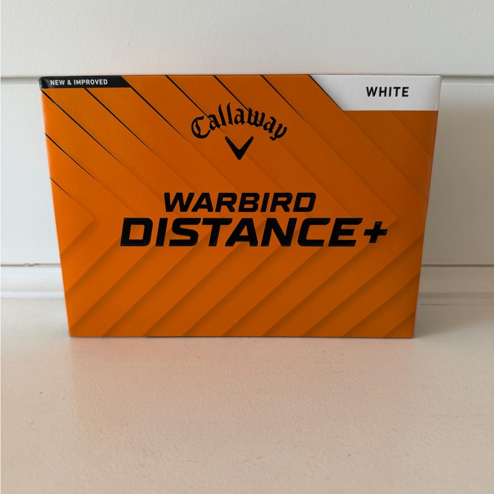 Callaway Warbird Distance+ Golf Balls in Orange Box